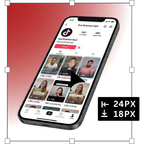 Perfil empresarial no TikTok utilizado para fortalecer presença e comunicação da marca