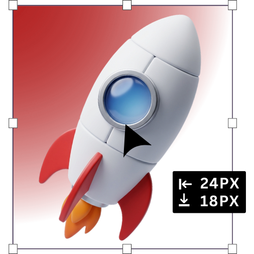 Foguete decolando simbolizando expansão de negócios e avanço no ambiente online