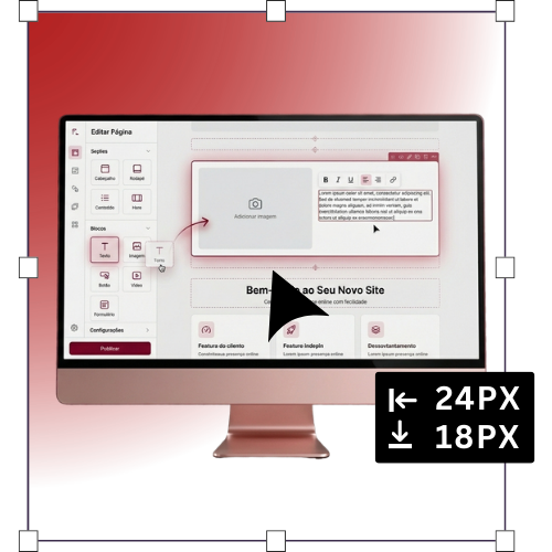 Desenvolvimento de site no WordPress realizado em computador para empresas