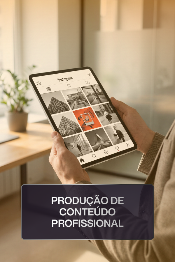 Produção de conteúdo profissional para Instagram voltada ao fortalecimento da marca